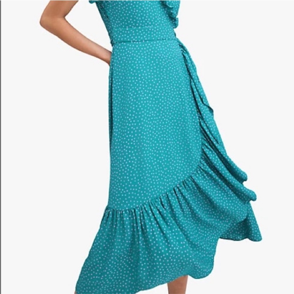 Kate Spade Poolside Dot Wrap Dress Gem